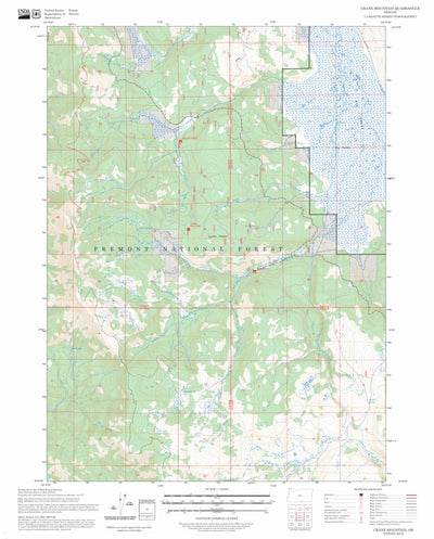Crane Mountain, OR FSTopo Preview 1