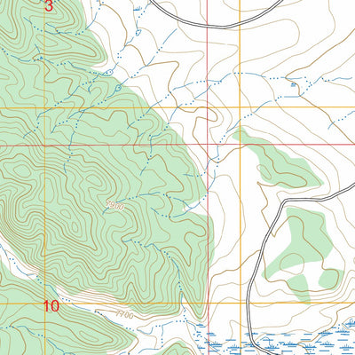 Creager Reservoir, CO FSTopo Preview 2