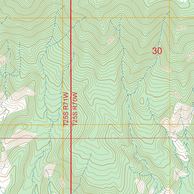 Creager Reservoir, CO FSTopo Preview 3