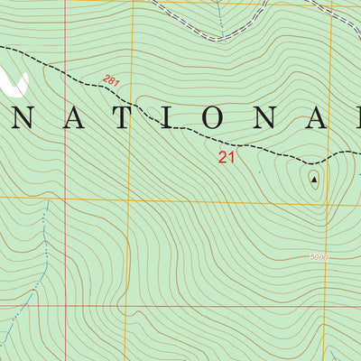 Cripple Horse Mountain, MT FSTopo Preview 2