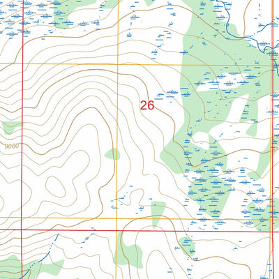 Crooked Creek, WY FSTopo Preview 2