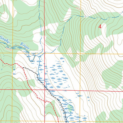 Crooked Creek, WY FSTopo Preview 3