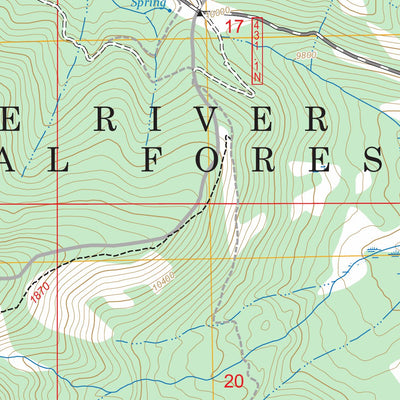 Crooked Creek Pass, CO FSTopo Preview 2