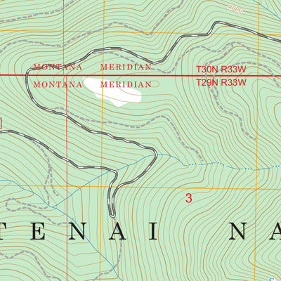Crowell Mountain, MT FSTopo Preview 2