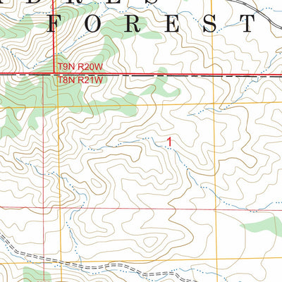 Cuddy Valley, CA FSTopo Preview 2