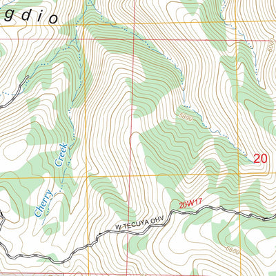 Cuddy Valley, CA FSTopo Preview 3