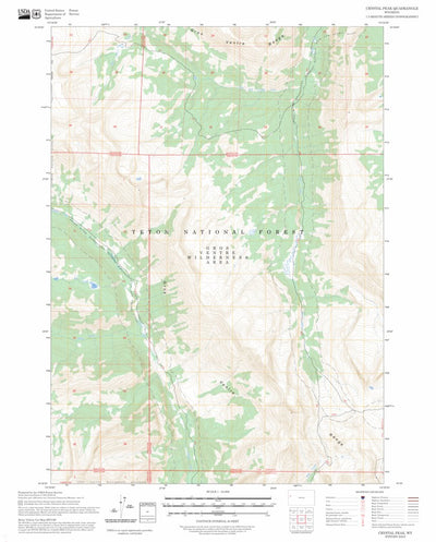 Crystal Peak, WY FSTopo Preview 1