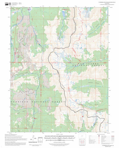 Cumberland Pass, CO FSTopo Preview 1