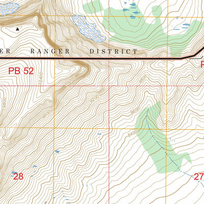 Cutoff Mountain, MT-WY FSTopo Preview 3