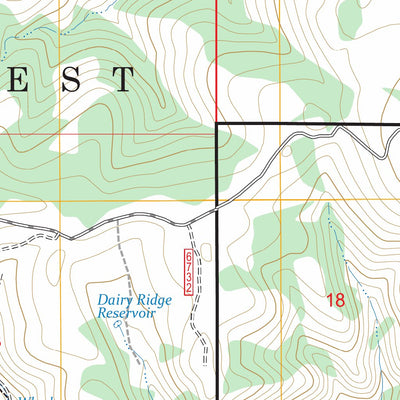 Dairy Ridge, UT FSTopo Preview 2