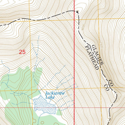 Dancing Lady Mountain, MT FSTopo Preview 3