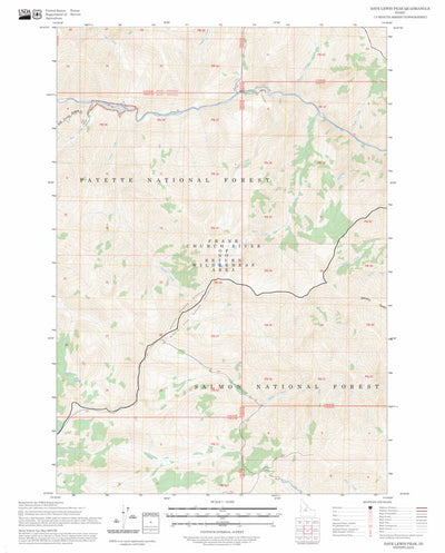 Dave Lewis Peak, ID FSTopo Preview 1
