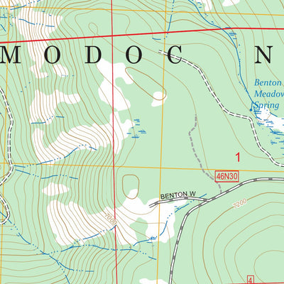 Davis Creek, CA FSTopo Preview 2