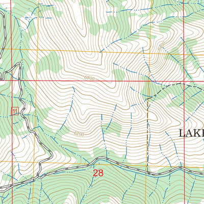 Davis Creek, CA FSTopo Preview 3