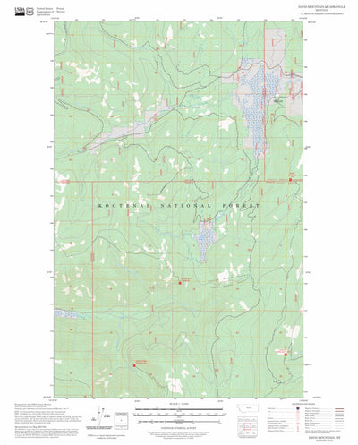 Davis Mountain, MT FSTopo Preview 1