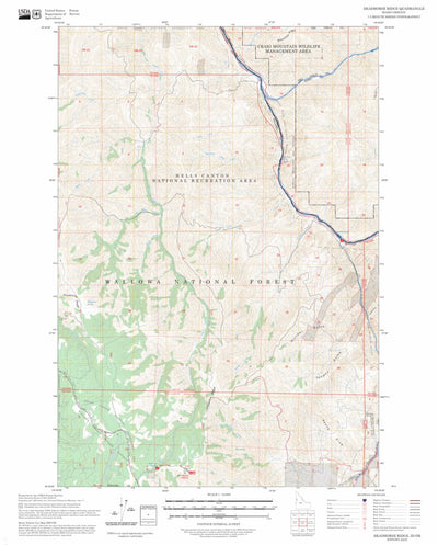 Deadhorse Ridge, OR-ID FSTopo Preview 1