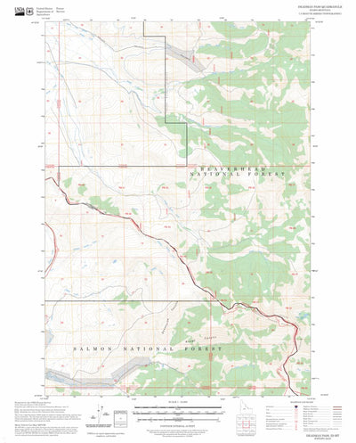 Deadman Pass, MT-ID FSTopo Preview 1