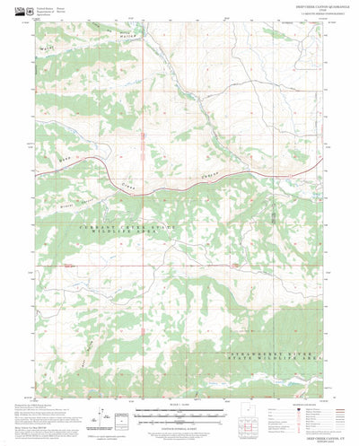 Deep Creek Canyon, UT FSTopo Preview 1