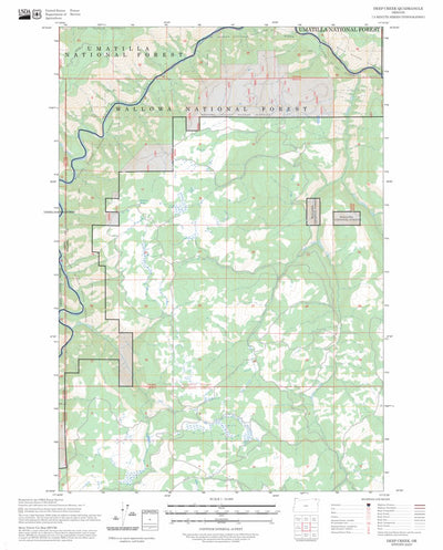 Deep Creek, OR FSTopo Preview 1