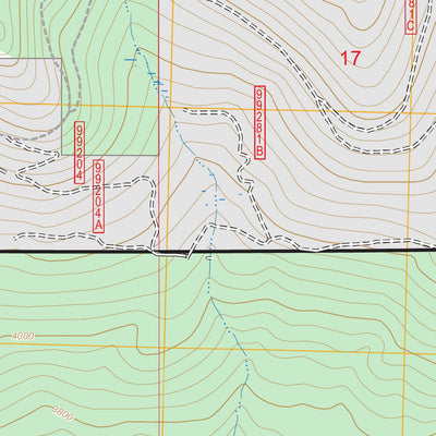 Deer Creek, MT FSTopo Preview 2