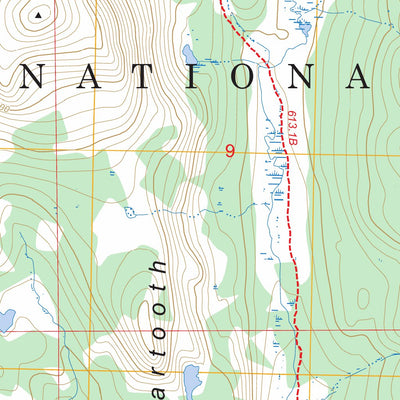 Deep Lake, WY FSTopo Preview 2