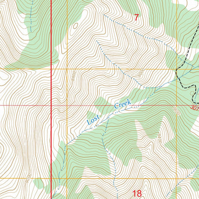 Deer Creek, WY FSTopo Preview 3