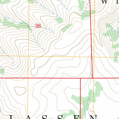 Deer Creek Flat, CA FSTopo Preview 2