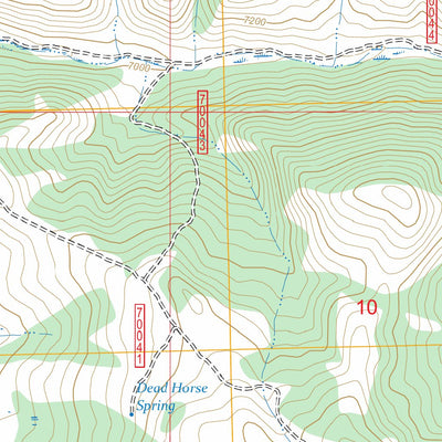 Deer Canyon, MT FSTopo Preview 2