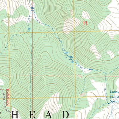 Deer Canyon, MT FSTopo Preview 3