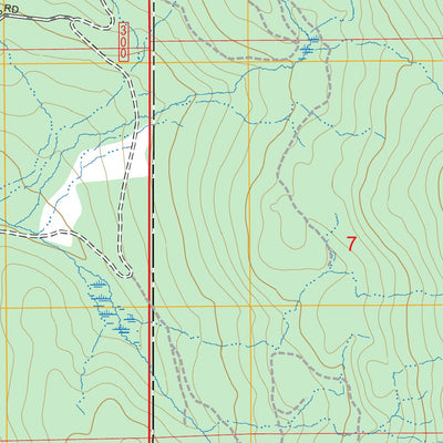 Deep Lake, WA FSTopo Preview 2