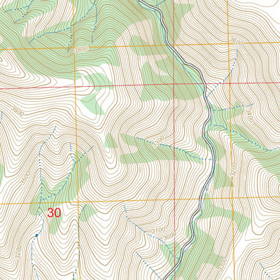 Deerhorn Creek, OR FSTopo Preview 3