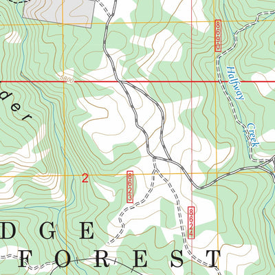 Delmoe Lake, MT FSTopo Preview 3