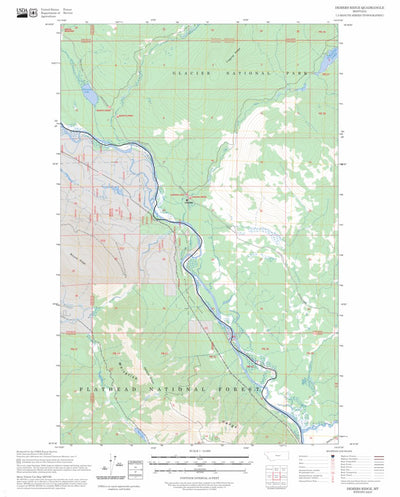 Demers Ridge, MT FSTopo Preview 1