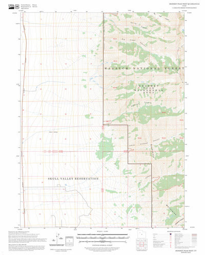 Deseret Peak West, UT FSTopo Preview 1