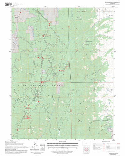 Devils Head, CO FSTopo Preview 1