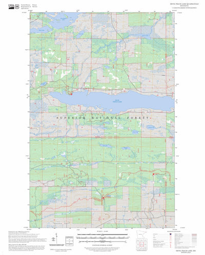 Devil Track Lake, MN FSTopo Preview 1
