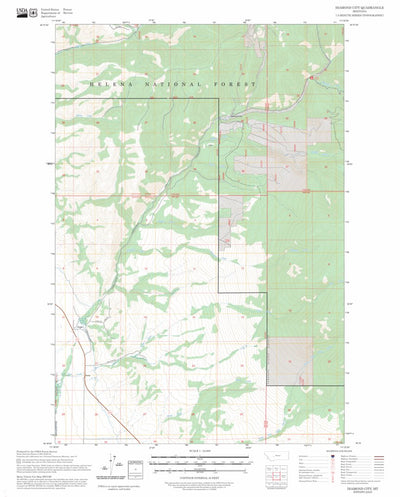 Diamond City, MT FSTopo Preview 1