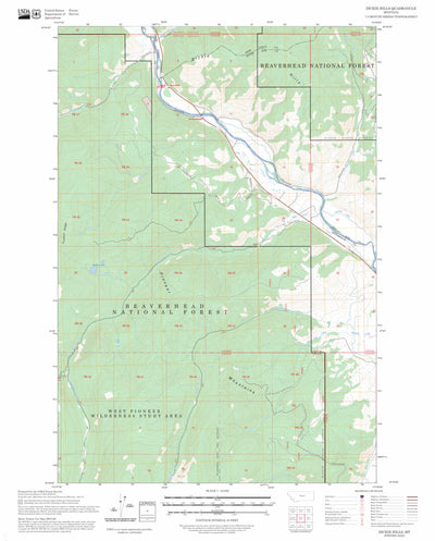 Dickie Hills, MT FSTopo Preview 1