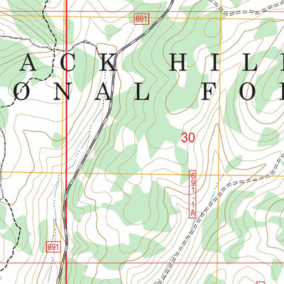 Ditch Creek, SD FSTopo Preview 2