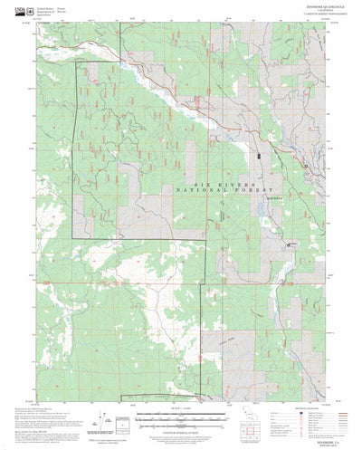 Dinsmore, CA FSTopo Preview 1