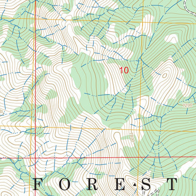 Dixie Mountain, CA FSTopo Preview 3
