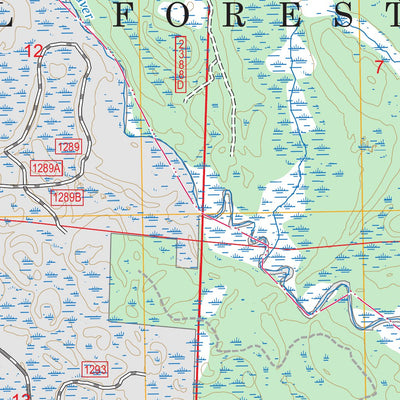 Dixon Lake, MN FSTopo Preview 3