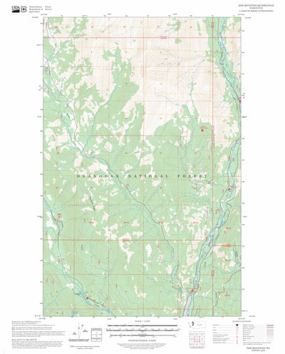 Doe Mountain, WA FSTopo Preview 1