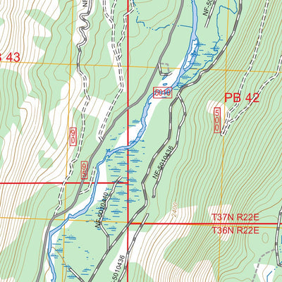 Doe Mountain, WA FSTopo Preview 3