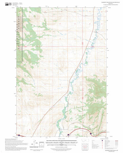 Doherty Mountain, MT FSTopo Preview 1