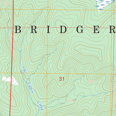 Dodge Butte, WY FSTopo Preview 3