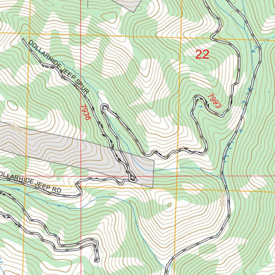 Dollarhide Mountain, ID FSTopo Preview 3