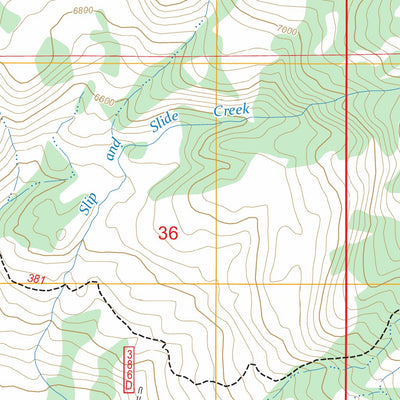 Dome Mountain, MT FSTopo Preview 2