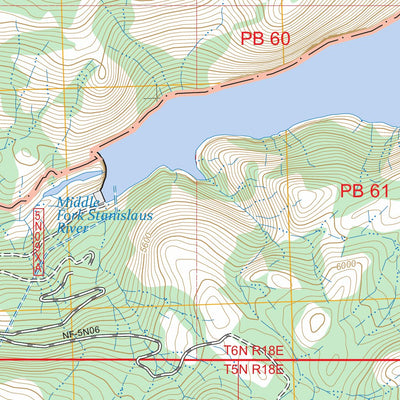 Donnell Lake, CA FSTopo Preview 3