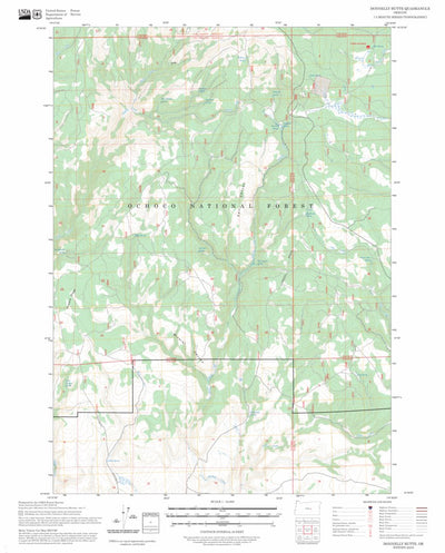 Donnelly Butte, OR FSTopo Preview 1